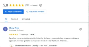 300 Google Reviews Milestone-First Pick Locksmiths