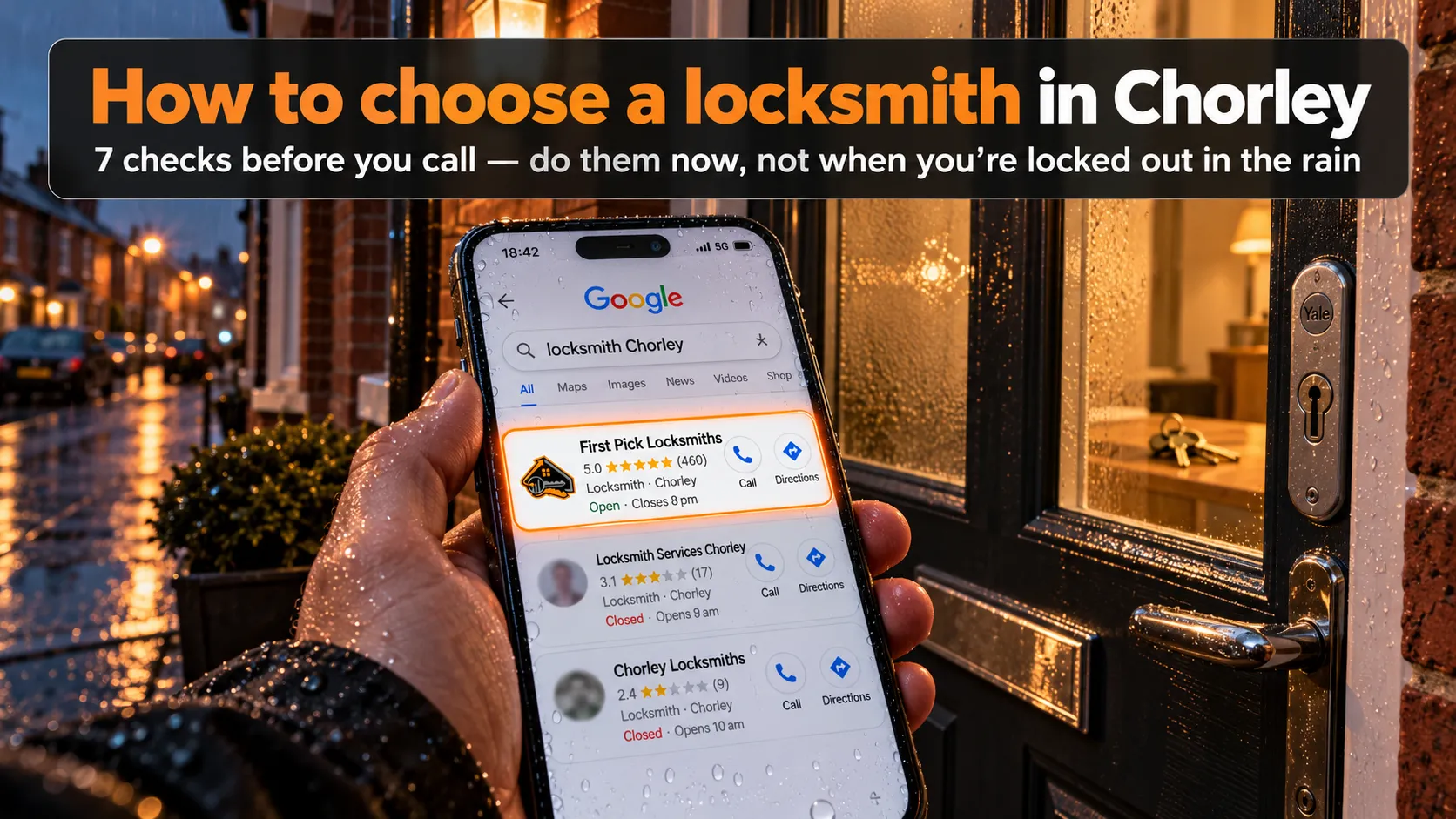 How to Choose a Locksmith in Chorley: 7 Checks Before You Call